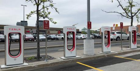 CF Fairview Mall in North York, Ontario adds tons of EV fast chargers