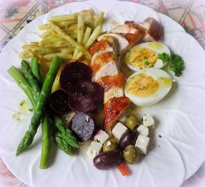 Chicken Nicoise Salad Platter