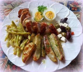 Chicken Nicoise Salad Platter