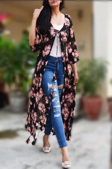 3 fun ways to style floral shrugs