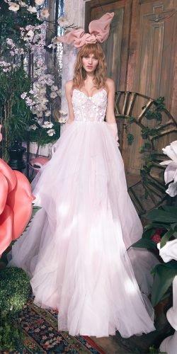 galia lahav wedding dresses ball gown sweetheart strapless neckline 3d floral tulle silk skirt 2020