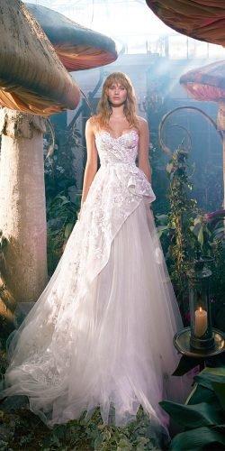 galia lahav wedding dresses a line strapless neckline with 3d floral 2020