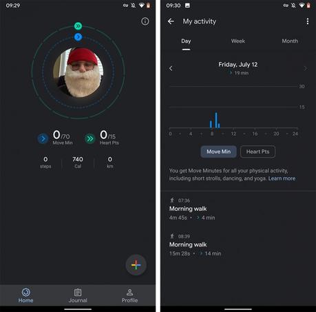 Google Fit and Sounds apps get dark theme in new updates