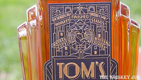 Label for the Tom's Town Double Oaked