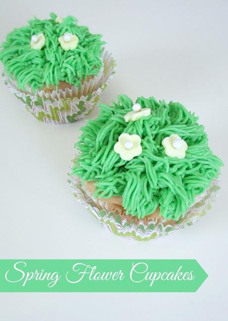 Spring Flower Cupcakes Tutorial