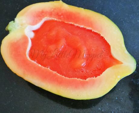 How to make papaya puree for babies