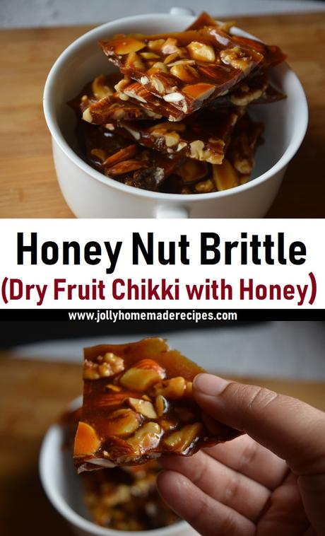 Honey Nut Brittle Recipe | How to make Nut Brittle with Honey | Honey Nut Candy