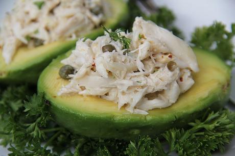 Jumbo Lump Crab Stuffed Avocado