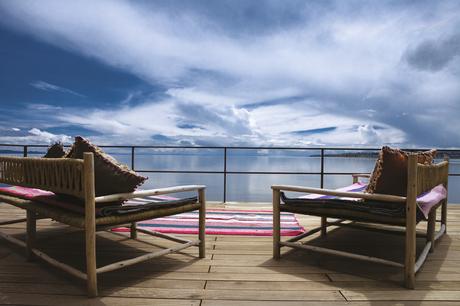 View of lake Titicaca