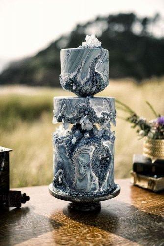 wedding cake ideas photos gallery deluxe marble grey with geode erica ann photography