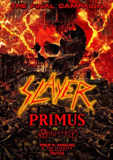 Primus: supporting Slayer on their Farewell World Tour
