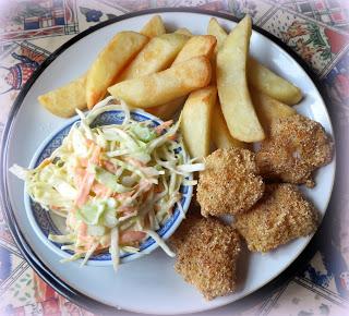 Cornmeal Crusted Cod Cheeks