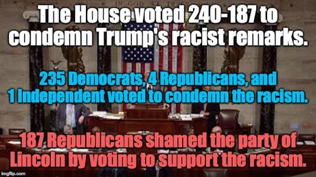 House Passes Condemnation Of Trump's Racist Remarks