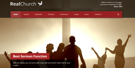 Retina Ready WordPress Themes Real Church Retina Ready WordPress Themes