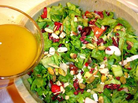Persian Blueberry Anar Salad with Cucumber #BlueberryWeek Persian Blueberry Anar Salad with Cucumber #BlueberryWeek