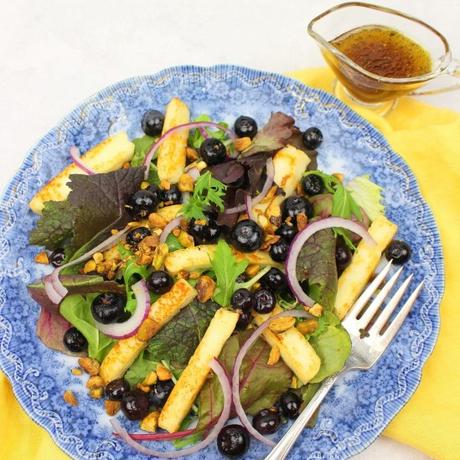 Persian Blueberry Anar Salad with Cucumber #BlueberryWeek Persian Blueberry Anar Salad with Cucumber #BlueberryWeek