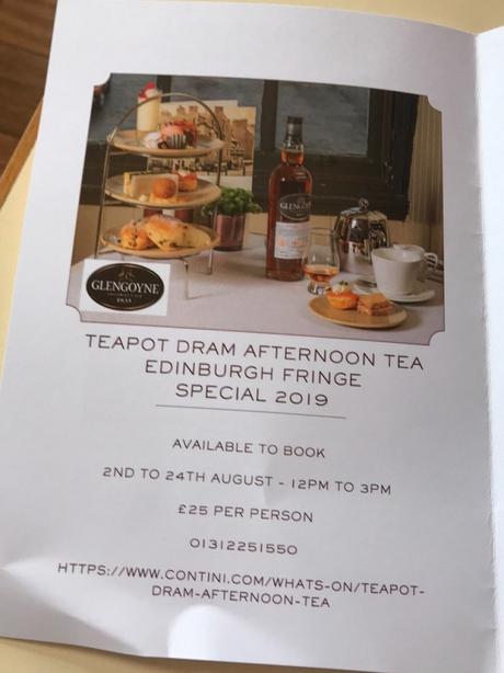 Event Preview:  Glengoyne Teapot Dram Afternoon Tea at Cannonball Restaurant and Bar, Edinburgh