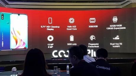 Coolpad Cool 3 Plus: Entry-level smartphone with Dewdrop Display