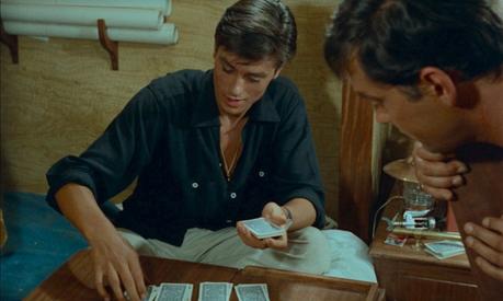 Alain Delon’s Black Linen Shirt in Purple Noon Alain Delon’s Black Linen Shirt in Purple Noon