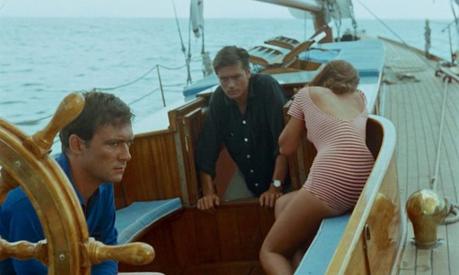 Alain Delon’s Black Linen Shirt in Purple Noon Alain Delon’s Black Linen Shirt in Purple Noon