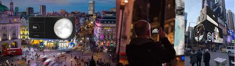 The People's Moon to be Unveiled at Times Square & London Piccadilly This Saturday, July 20, the Day and Hour They Landed Apollo 50th 1969-2019