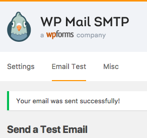 test email success