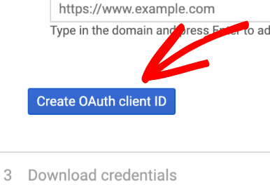 create oauth client id