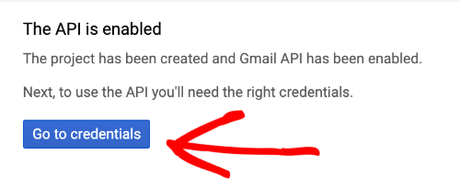 gmail api credentials