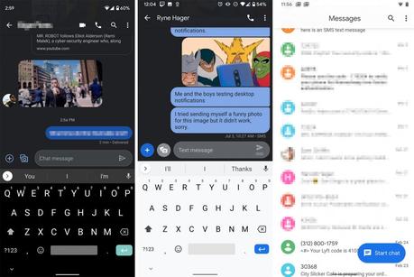 Messages gets new icons, transparent navigation bar in server-side update