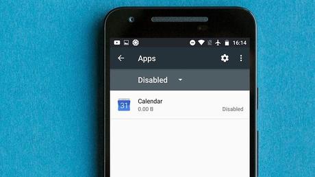 Enable your disabled apps