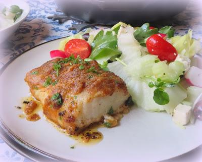 Mediterranean Cod with Lemon & Garlic