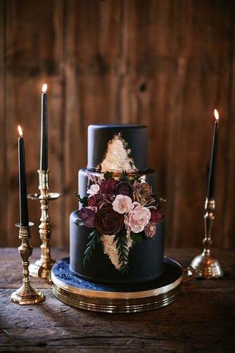 summer wedding cakes black wedding cake