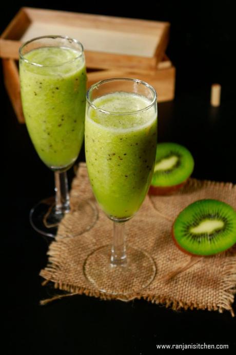 Kiwi fruit juice recipe | How to make kiwi fruit juice