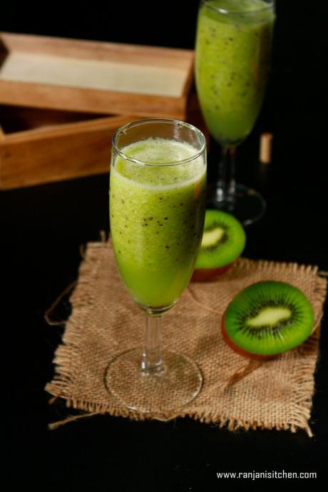 Kiwi fruit juice recipe | How to make kiwi fruit juice