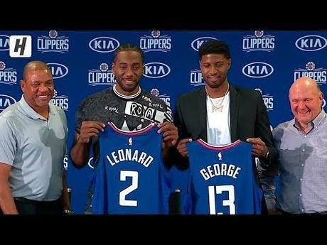 Kawhi Leonard & Paul George Full Introduction - Los Angeles Clippers | July 24, 2019