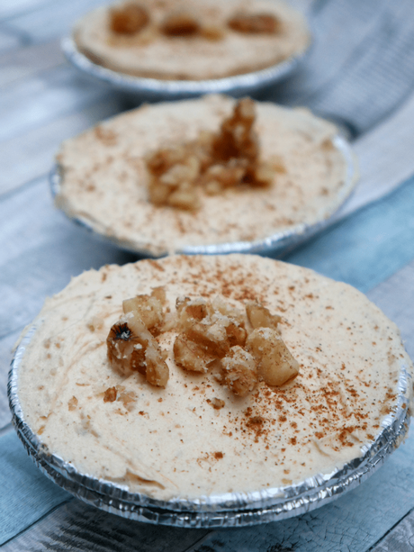 NO-BAKE SWEET POTATO MINI CHEESECAKES