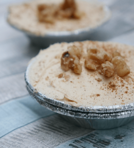 NO-BAKE SWEET POTATO MINI CHEESECAKES