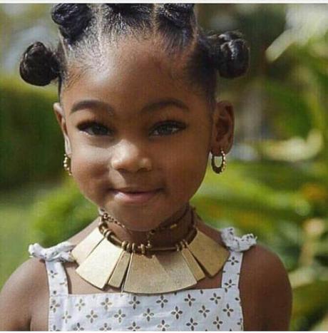 Little Black Girl Hairstyles Cute Tiny Buns
