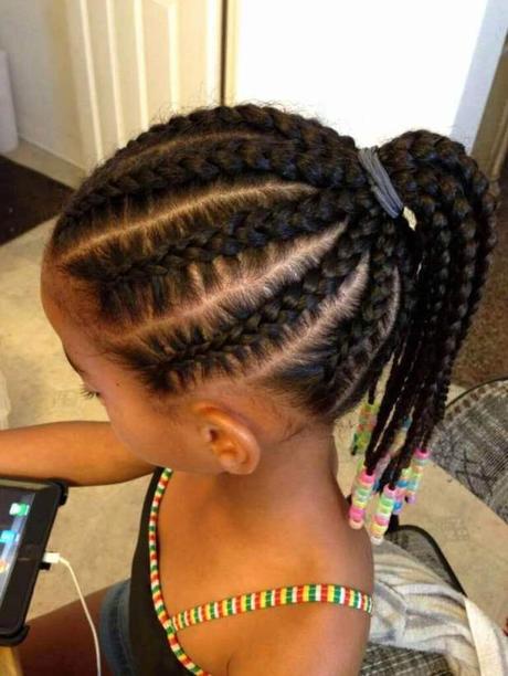 Little Black Girl Hairstyles with Ponytails