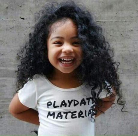 Little Black Girl Hairstyles Wild Long Curls