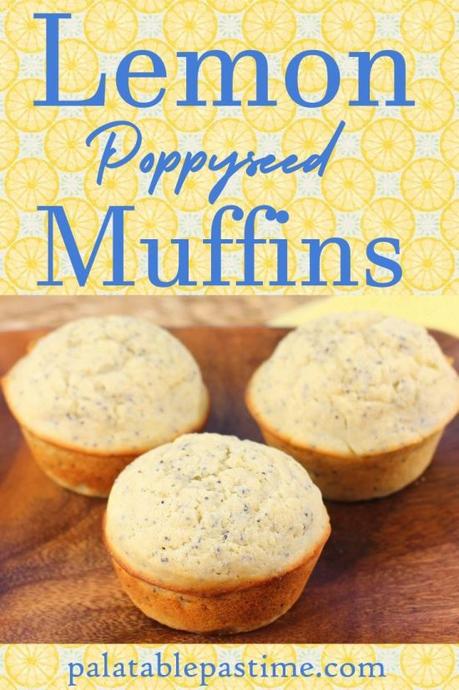 Lemon Poppyseed Muffins #MuffinMonday Lemon Poppyseed Muffins #MuffinMonday