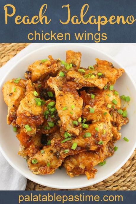 Sweet and Spicy Jalapeno Peach Chicken Wings Sweet and Spicy Jalapeno Peach Chicken Wings