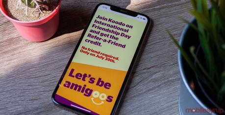 Get Koodo’s Refer-a-Friend credit — no friend required — on July 30