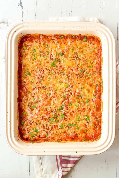 Low Carb, Gluten-Free Zucchini Lasagna