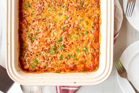 Low Carb, Gluten-Free Zucchini Lasagna