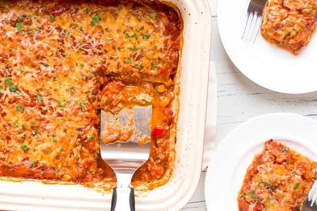 Low Carb, Gluten-Free Zucchini Lasagna