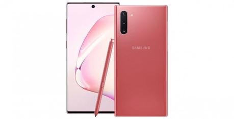 Samsung could be planning a pink version of the Note 10