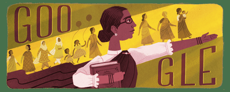 google celebrates Dr Muthulakshmi with a doodle !