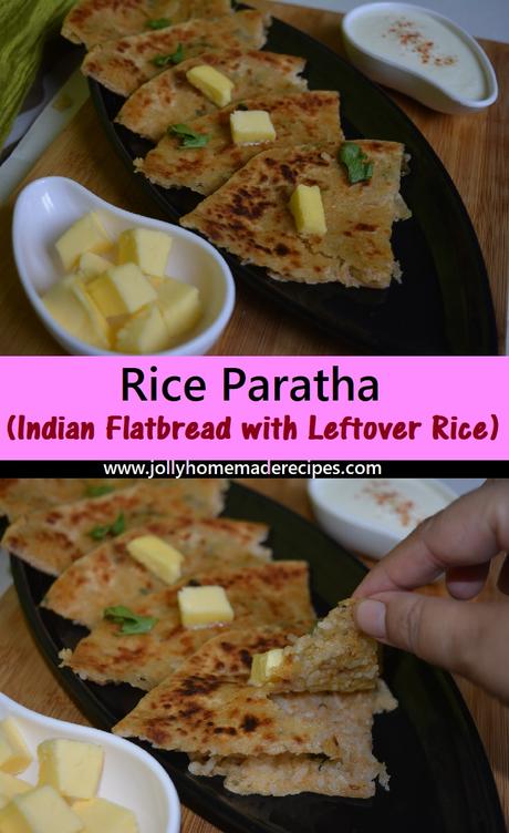 Rice Paratha Recipe, How to make Leftover Rice Paratha | Indian Flatbread with Leftover Rice