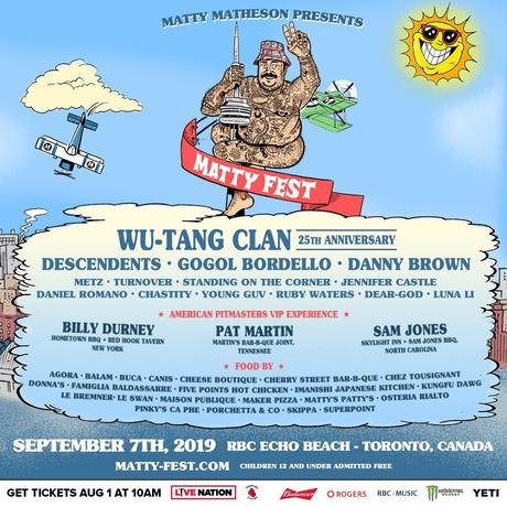 MATTYFEST 2019 Announces Music and Food Line-Up! MATTYFEST 2019 Announces Music and Food Line-Up!